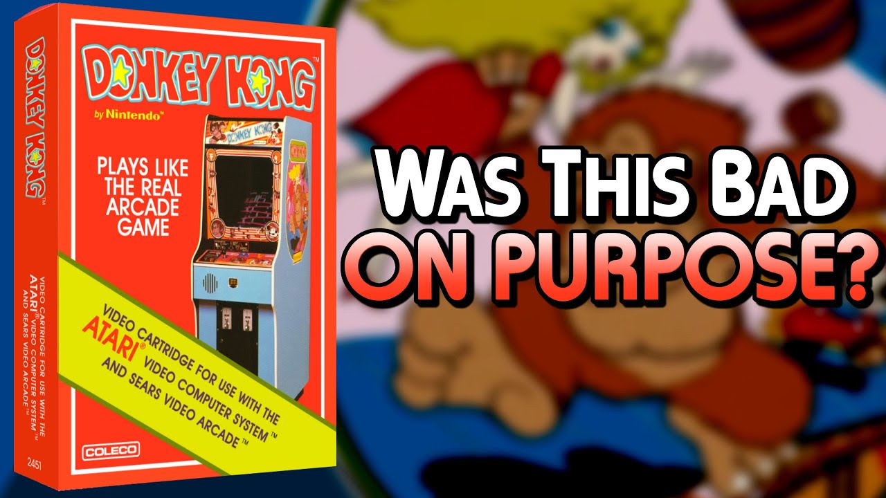 Atari 2600 Donkey Kong: Was This Port TANKED to Make ColecoVision Look BETTER?