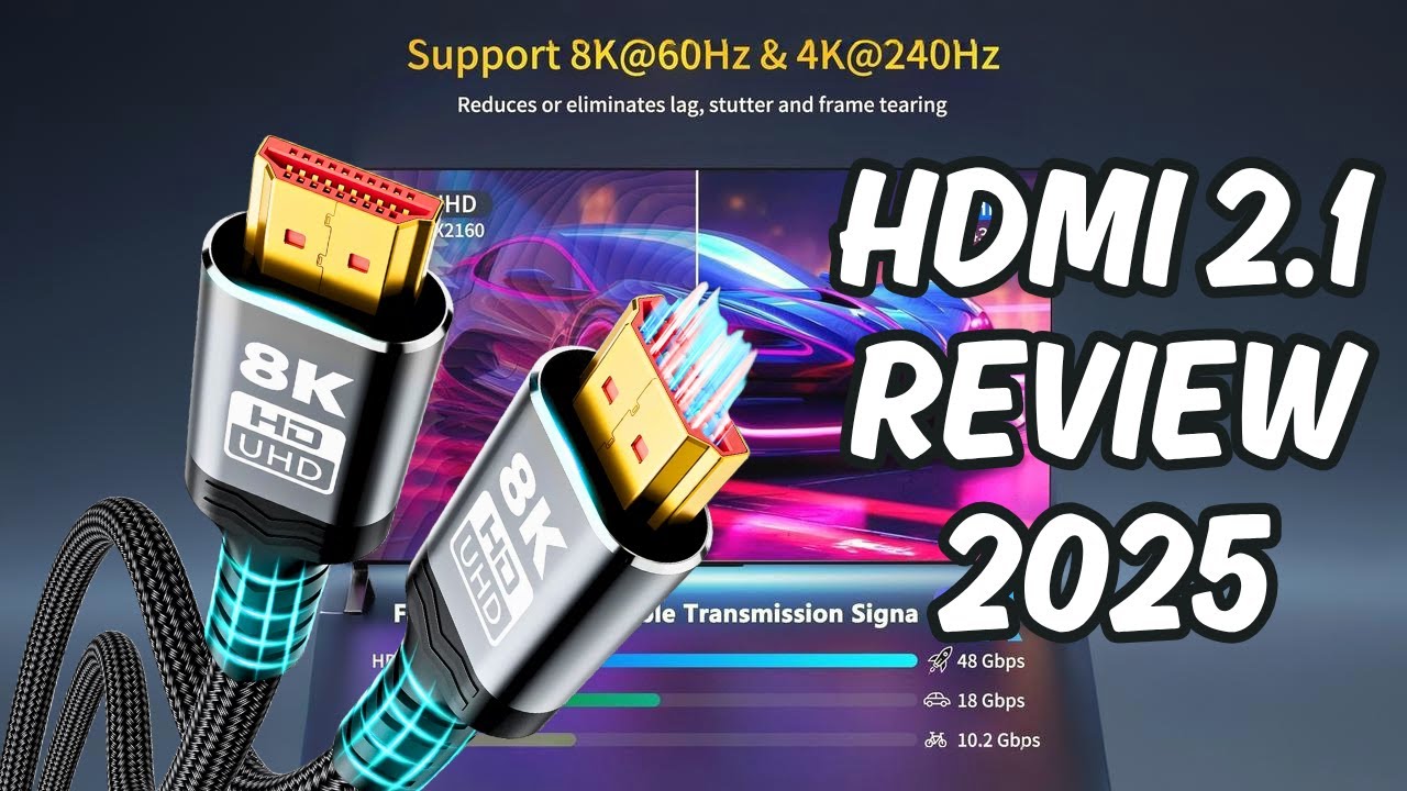 Top 6 Best HDMI Cable Review 2025 - HDMI 2.1 Cable 2025 (4K & 8K) - Don’t Buy Before Watching!