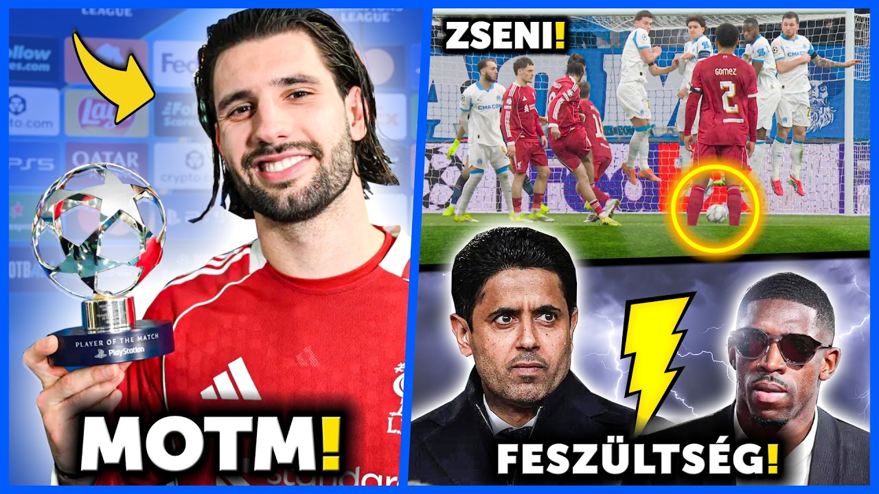 Szoboszlai ZSENIÁLIS szabadrúgásgólja! Feszült a helyzet a PSG-nél: EZT ÜZENTE az elnök Dembélének!
