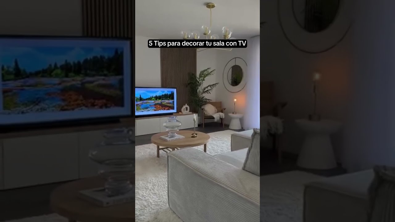 5 Tips para decorar tu sala con TV