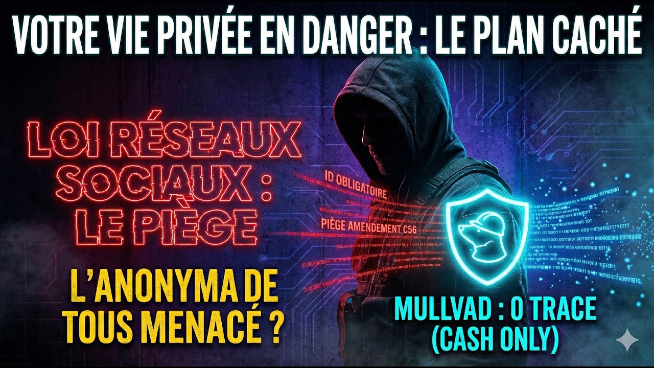 Ils veulent INTERDIRE votre Anonymat ! La seule parade : Mullvad