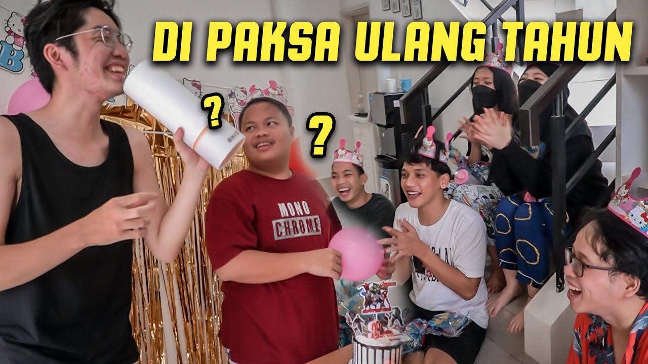 PRANK DWIKI DIPAKSA ULANG TAHUN !