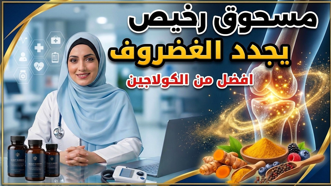 مسحوق رخيص يجدد الغضروف أفضل من الكولاجين | 3 مكونات طبيعية لدعم المفاصل وتقليل الألم