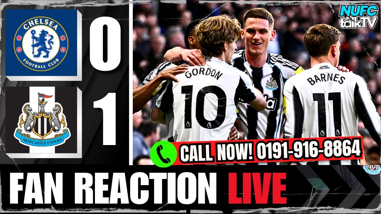 MASSIVE AWAY WIN! - CHELSEA 0-1 NEWCASTLE UNITED | MATCH REACTION LIVE