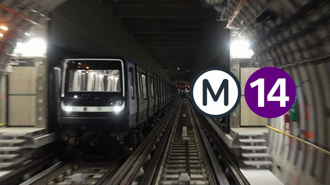 [TIMELAPSE] Ligne Métro 14 - Réseau RATP - Paris