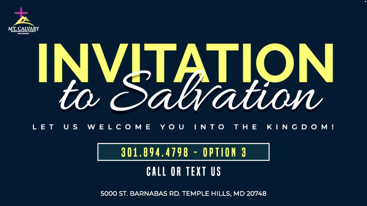 Mt. Calvary Missionary Baptist Live |03/01/2026|
