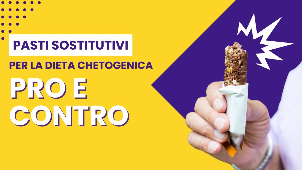 Pro e contro pasti sostitutivi per la dieta chetogenica