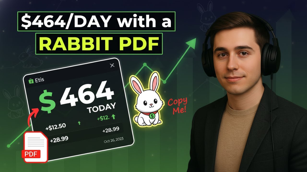 How a Rabbit PDF Makes Me $464 Every Single Day (Just Copy Me)