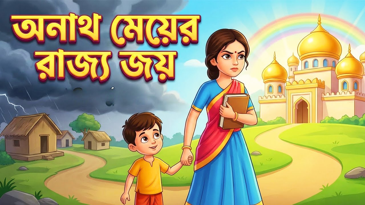 অনাথ মেয়ের রাজ্য জয় | Bangla Moral Story | Bangla cartoon |  Bengali Fairy ITales Cartoon| Cartoon