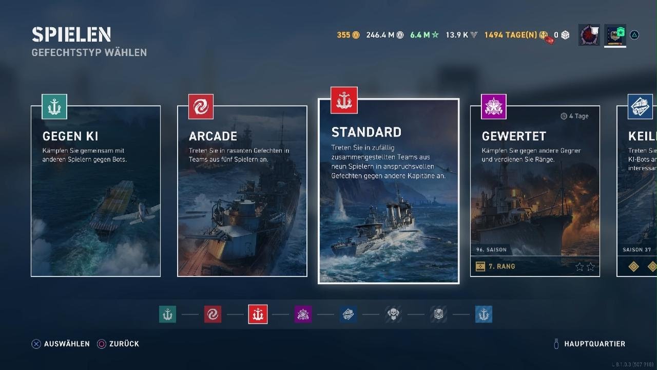 World of Warships Jäger auf der Jagt