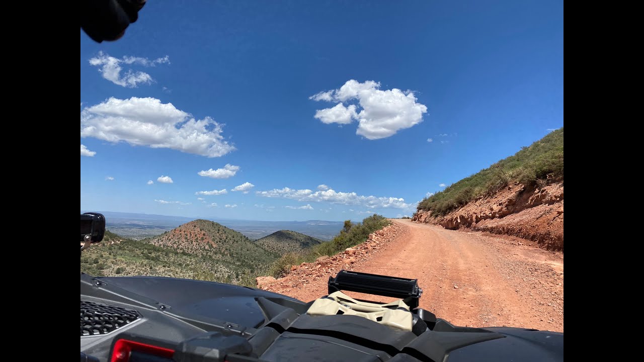 Arizona UTV/ATV/Off Road: Perkinsville Road - Williams to Jerome Ghost Town (4K, Side by Side SXS)