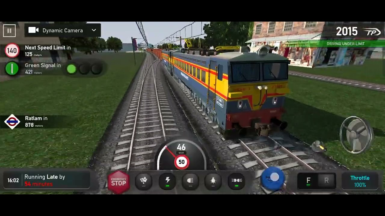 Indian train simulator=goods express full speed 🚄🚄. Game play 