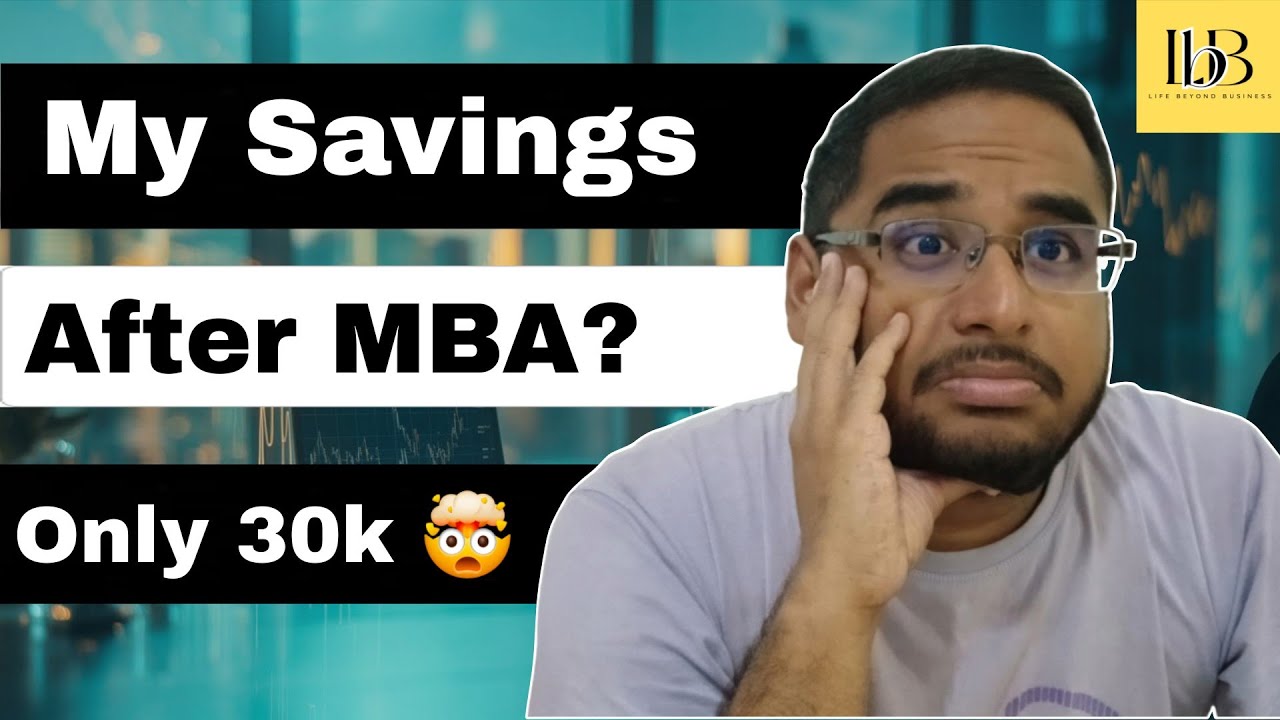 How Much Am I saving After MBA? | Reality of Life After MBA | Am I Broke? | Savings in a Metro City