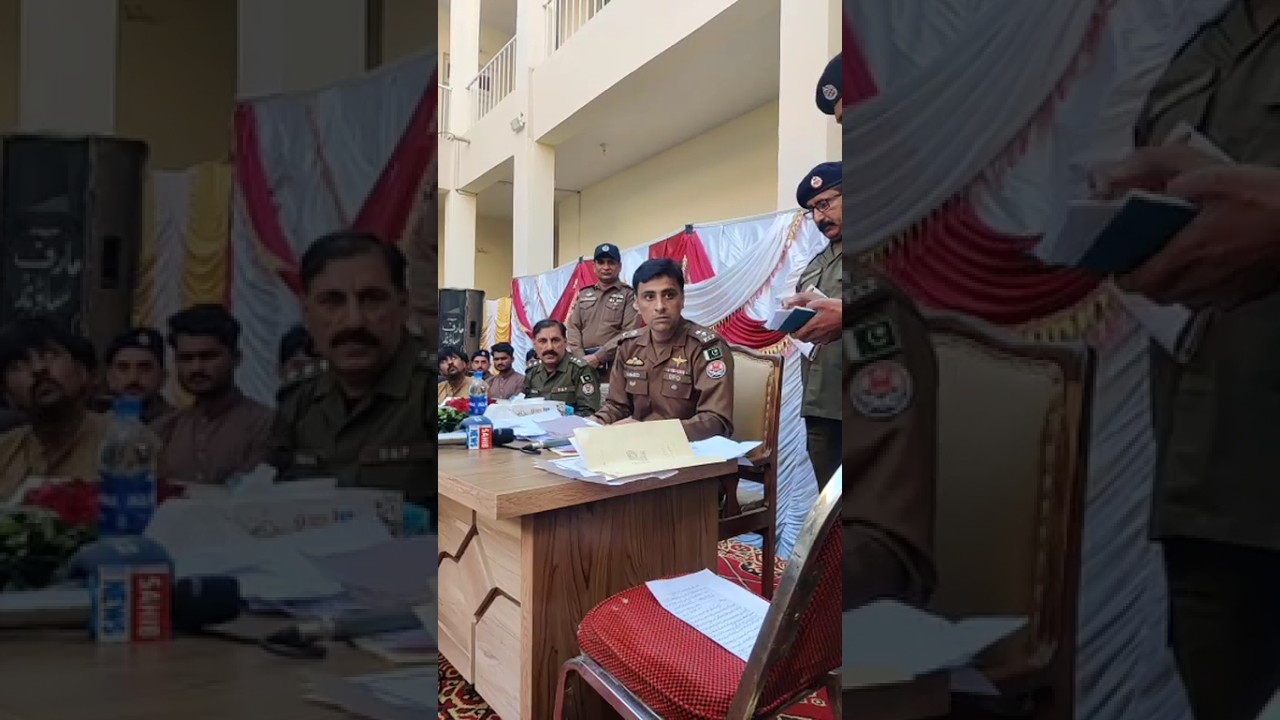 Great Police Officer DPO Dera Ghazi Khan SSP Mr Ahmad Mohiuddin #shorts #viral #punjabpolice #video