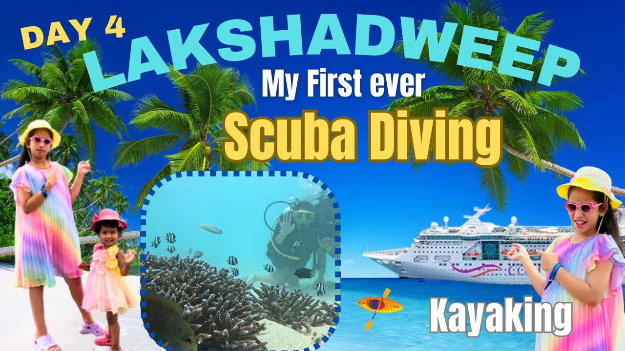 Day 4 on Cordelia cruises | Mumbai to Lakshadweep| Scuba diving |watersports| corals | Agatti Island