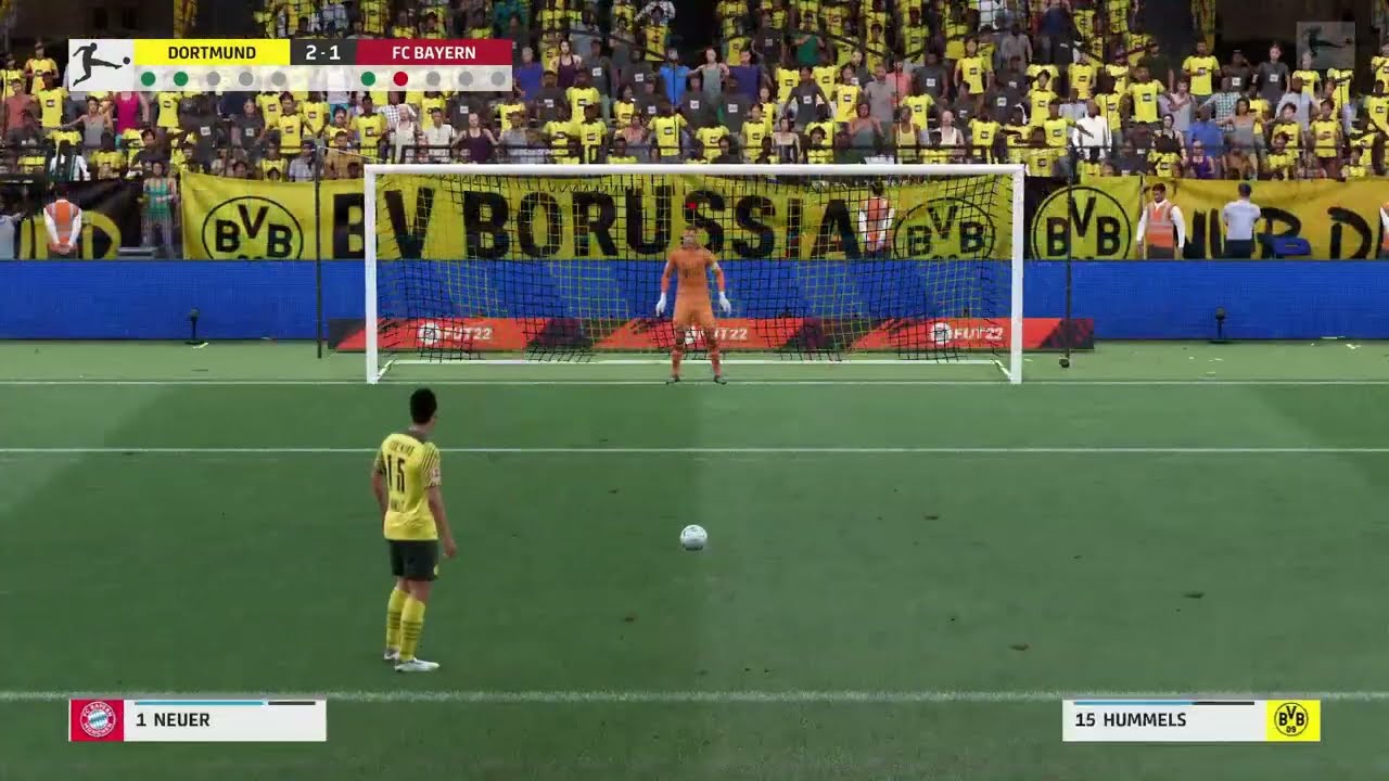 Bundesliga Der Klassiker | Dortmund vs. FC Bayern München Elfmeterschießen | [Penalty shootout] FIFA