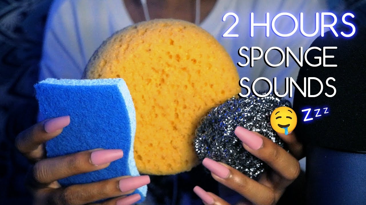 ASMR | 2 Hours of Mic Scrubbing & Sponge Sounds | No Talking
