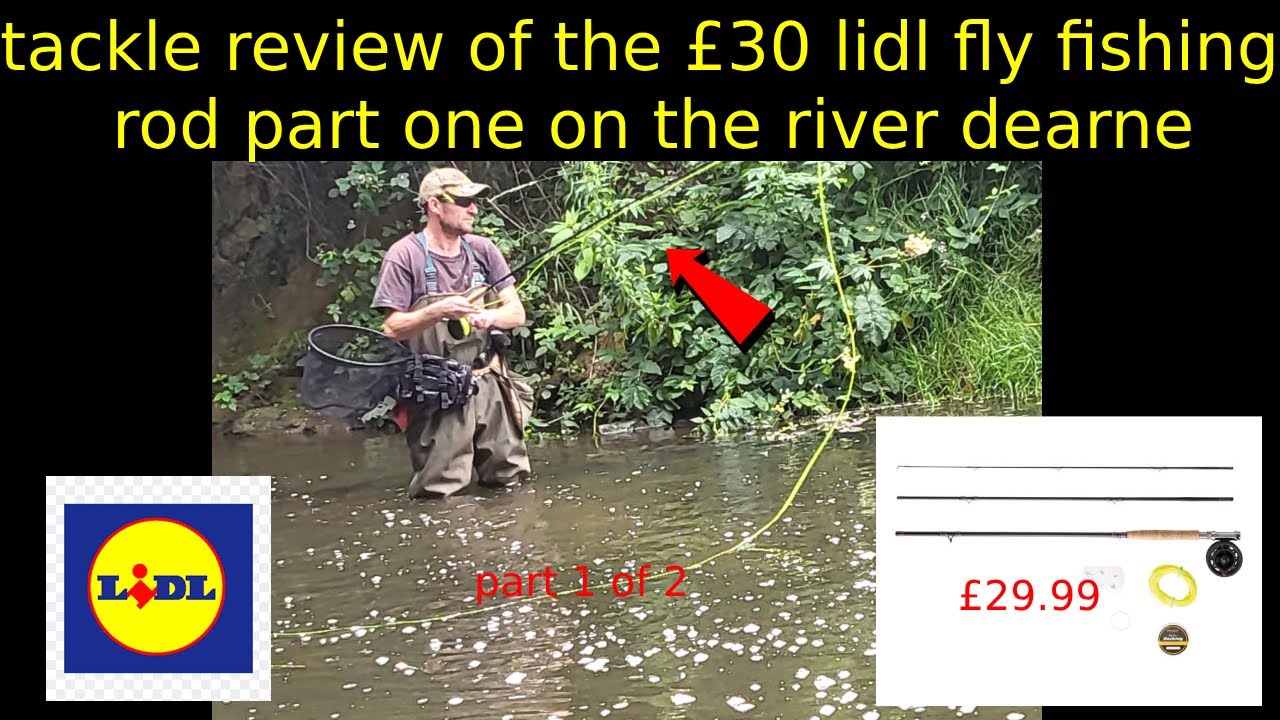 LIDL FLY FISHING ROD REVIEW WORLD CHEAPEST fly fishing setup #newbeginingsfishing #fishing #nature