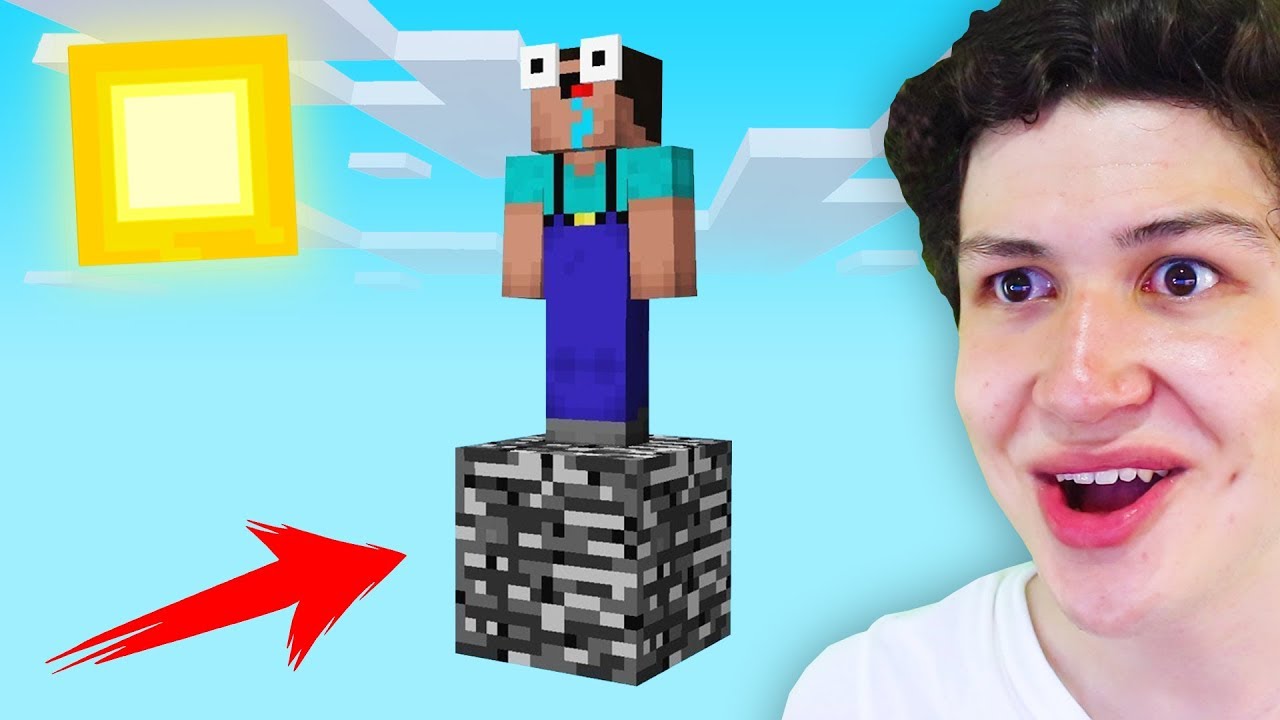 MINECRAFT pero EMPIEZO en un SOLO BLOQUE! Minecraft Mods
