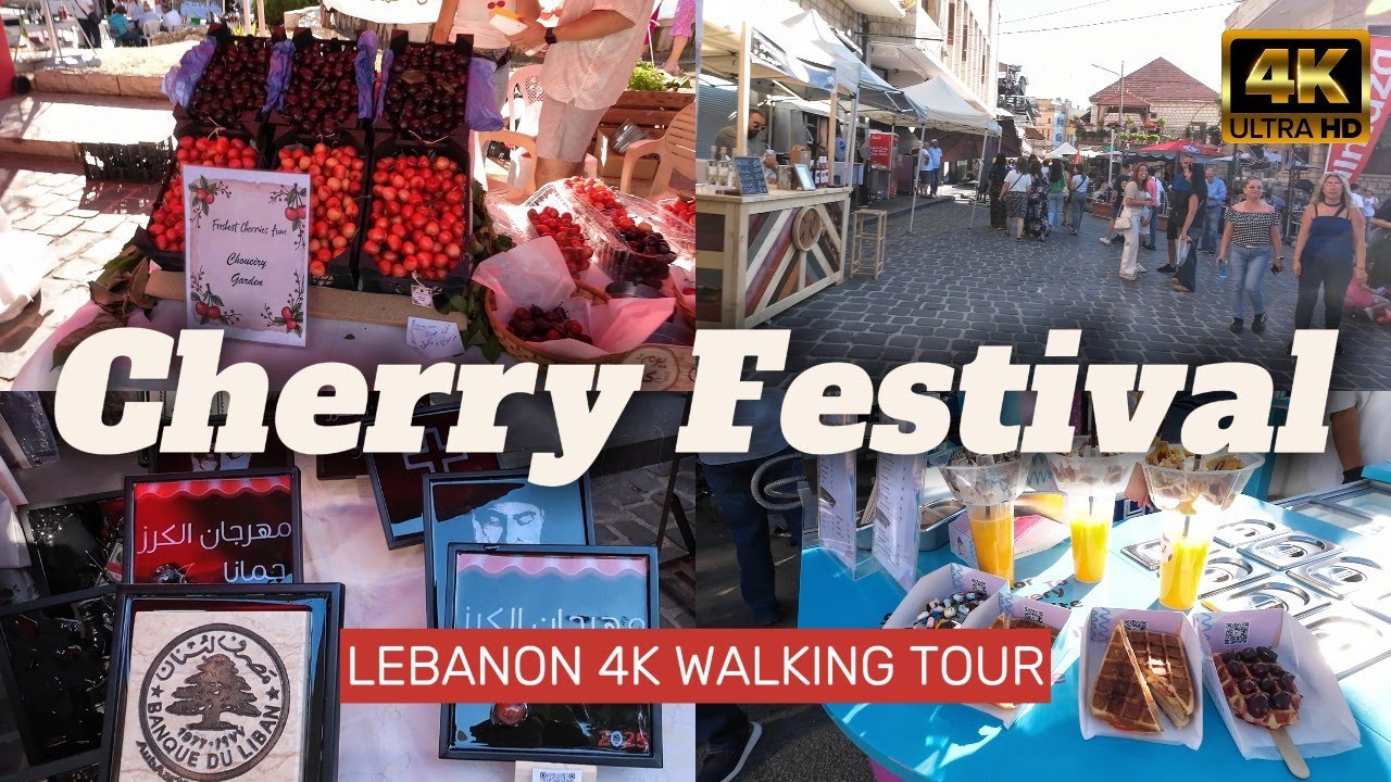 Cherry Festival in Hammana 🍒 | مهرجان الكرز في حمانا 🇱🇧
