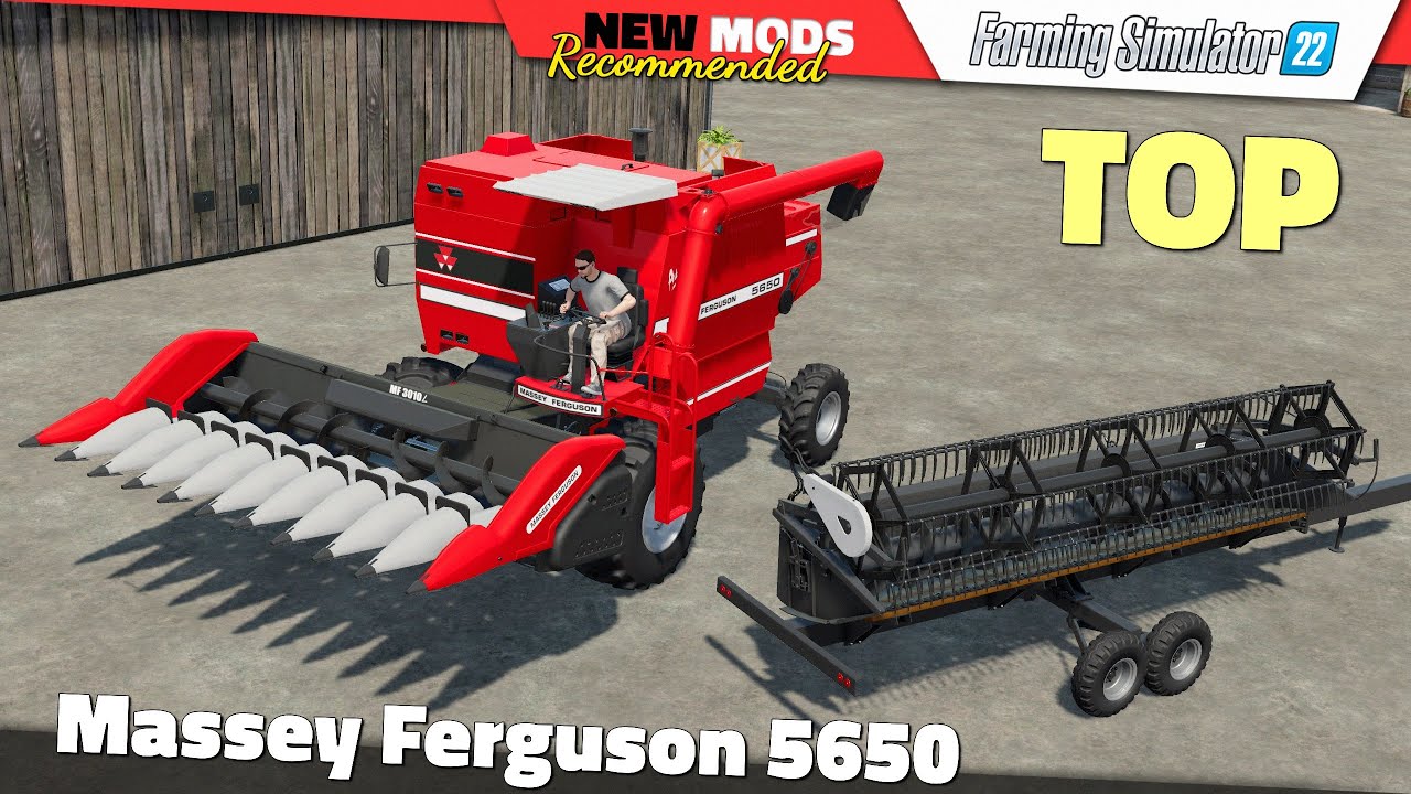 FS22 | Massey Ferguson 5650 - Farming Simulator 22 New Mods Review 2K60