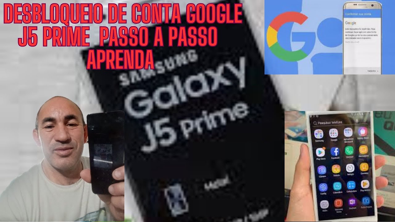 APRENDA DESBLOQUEAR CONTA GOOGLE DO J5 PRIME  (PASSO A PASSO)