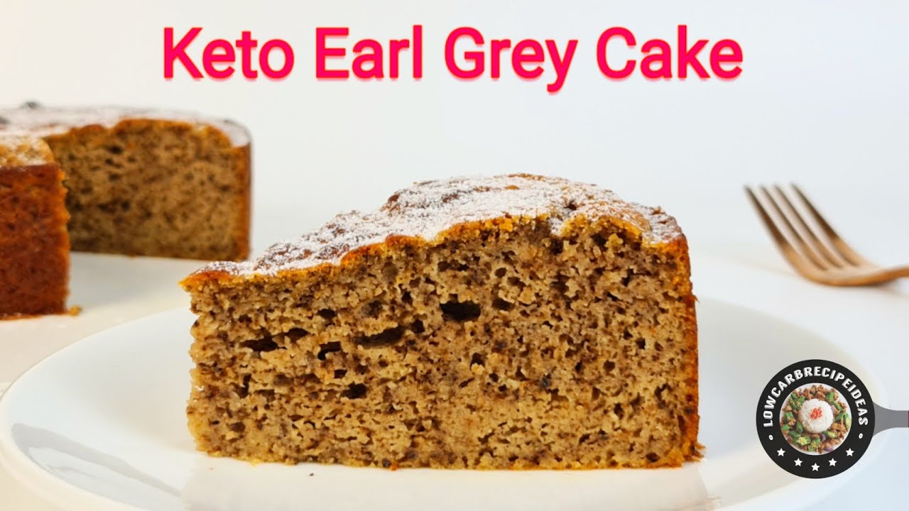 HOW TO MAKE KETO EARL GREY CAKE - SOFT, MOIST, FLAVORFUL & DELICIOUS TILL THE LAST BITE !