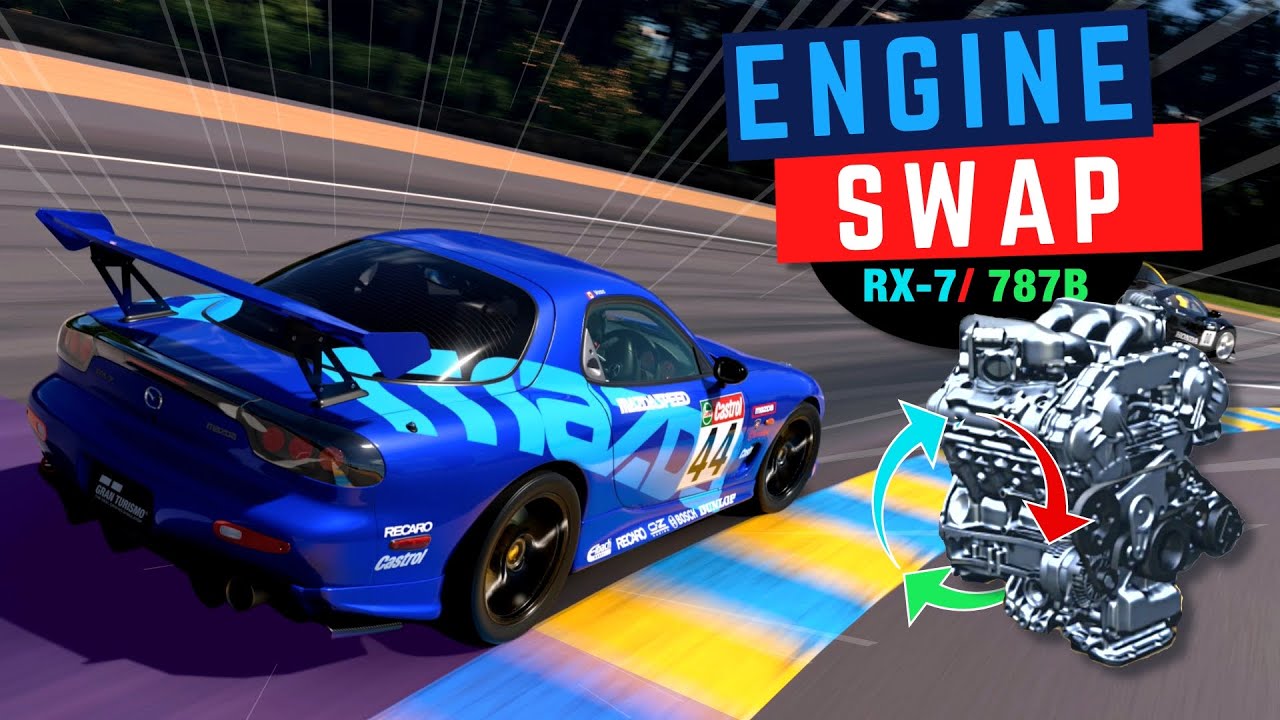 GT7 Mazda RX7 Engine Swap (787B) 700PP Tune! Updated for 1.31