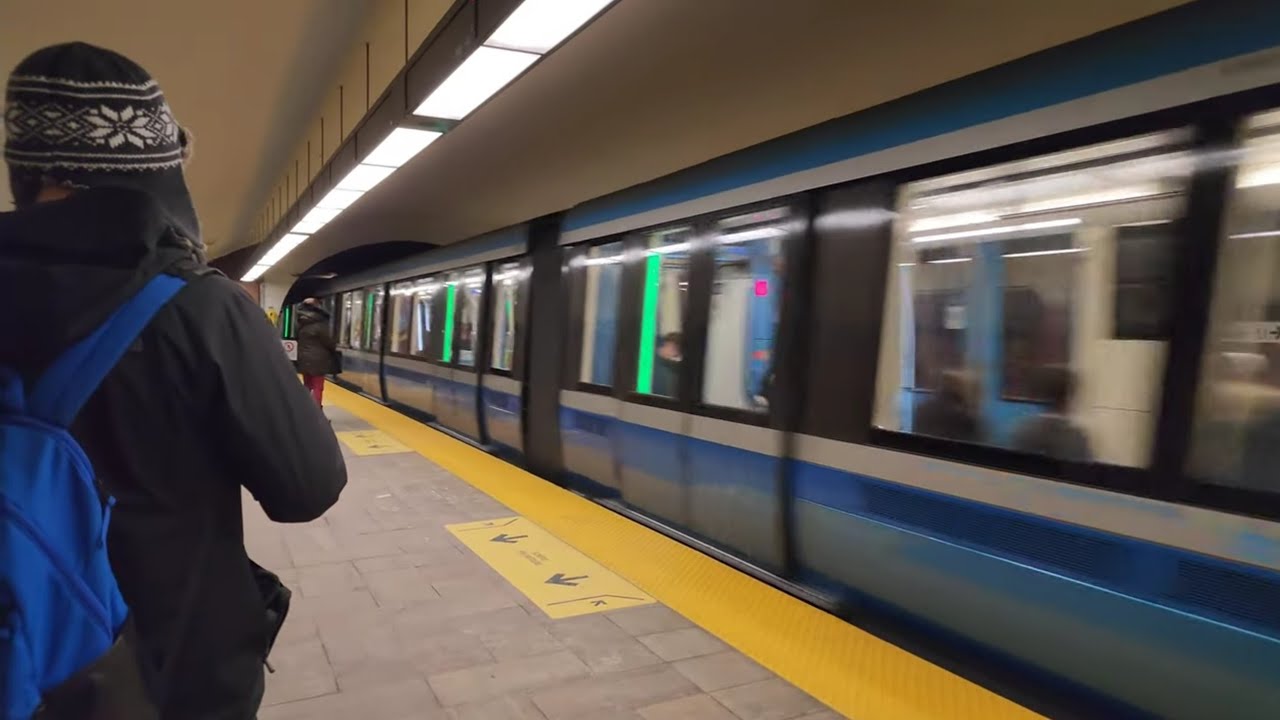 Mini collaboration with fellow YouTuber @MTL Railfan at Henri-Bourassa metro station
