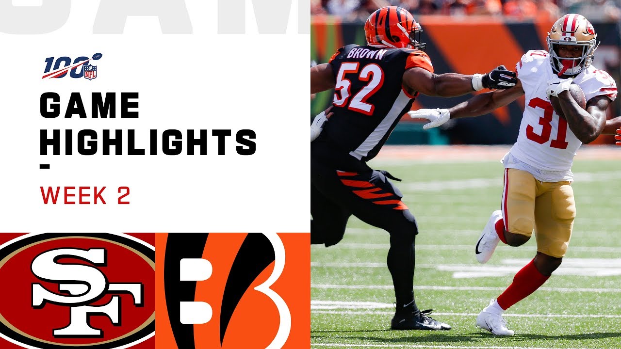 49ers vs. Bengals Week 2 Highlights | NFL 2019