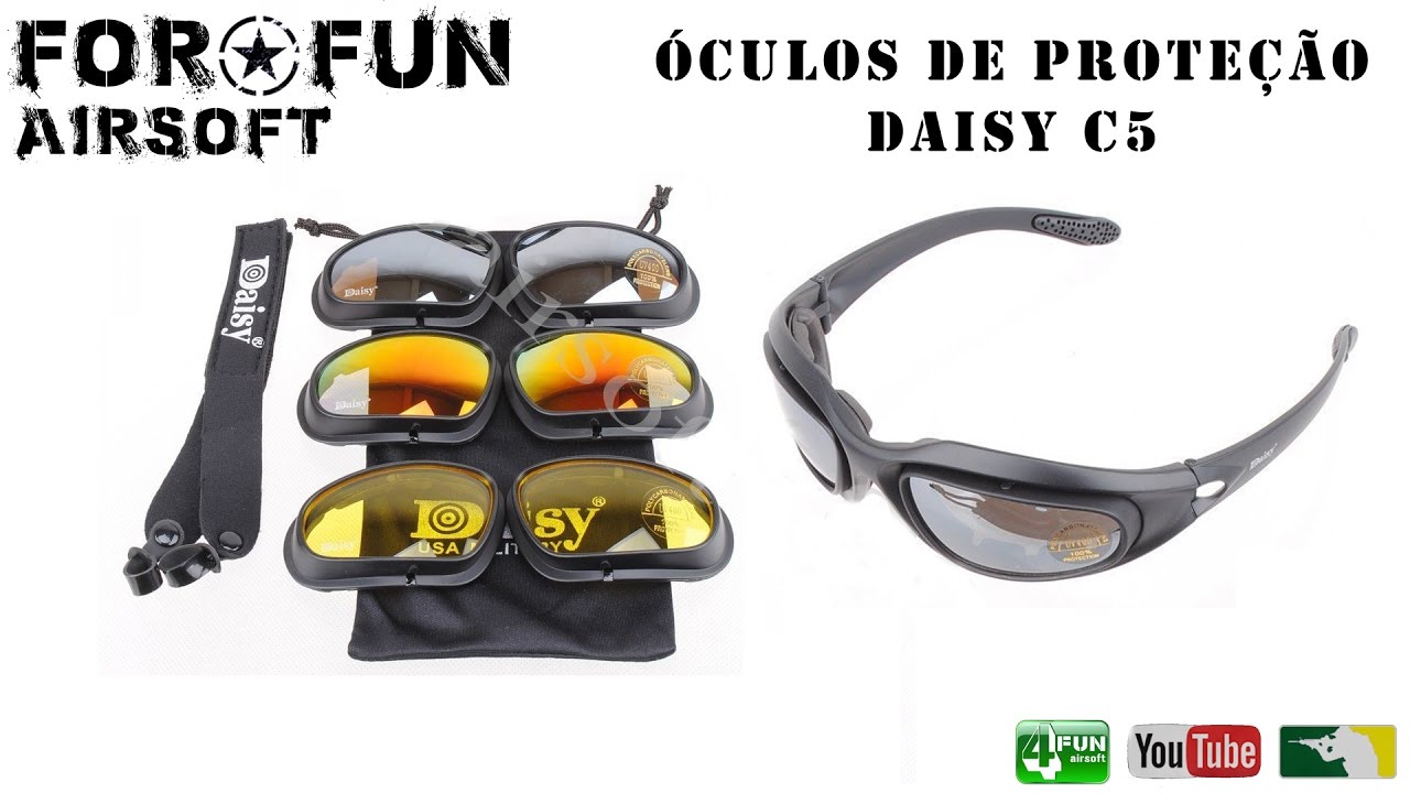 Airsoft | Óculos de proteção | Daisy C5