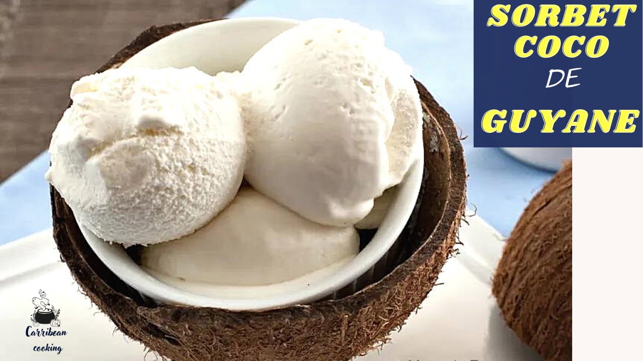 SORBET COCO CRÉOLE façon GUYANAIS ? #sorbetcoco #guyane #glace