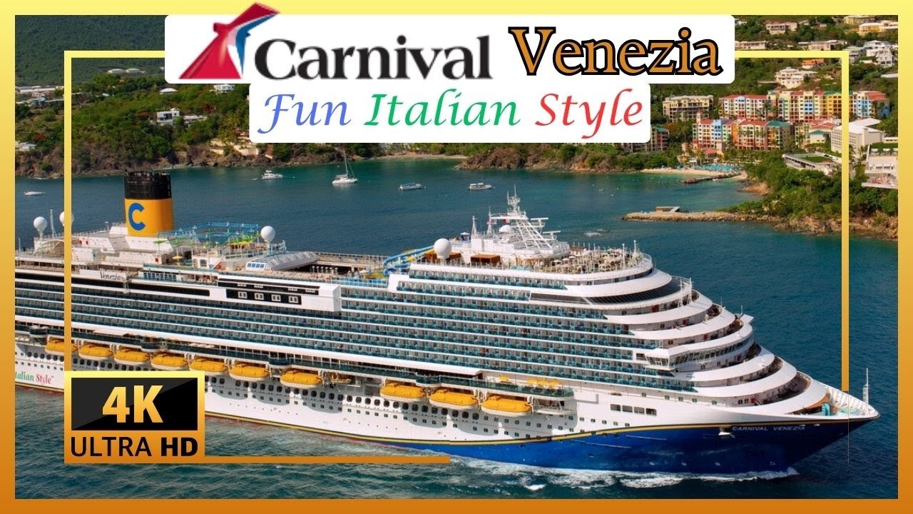 Ultimate CARNIVAL VENEZIA Ship Tour - 4K HD - Deck by Deck Walking Tour