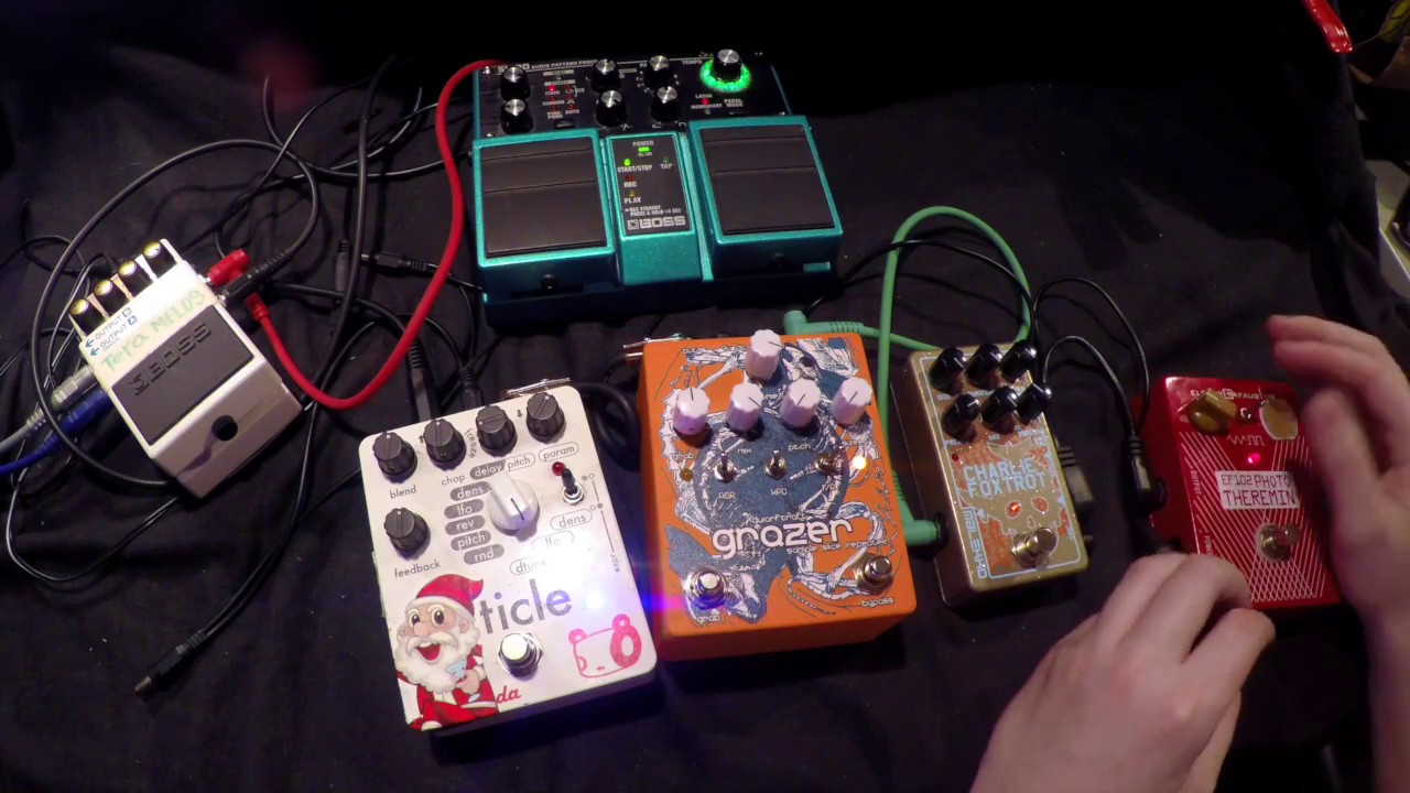 Electro Faustus EF102 Theremin + Charlie Foxtrot, Dwarfcraft Grazer, Particle, SL-20, Tera Echo
