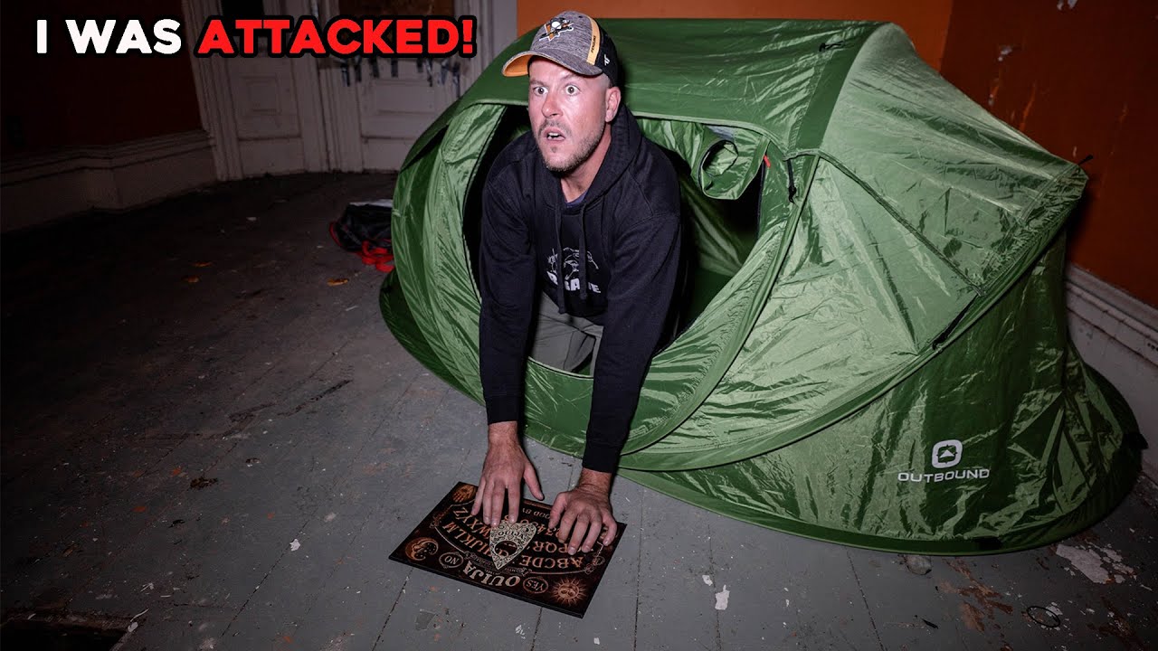 (I WAS ATTACKED!) I Used A OUIJA BOARD at my HAUNTED ABANDONED HOUSE | DEMON HOUSE