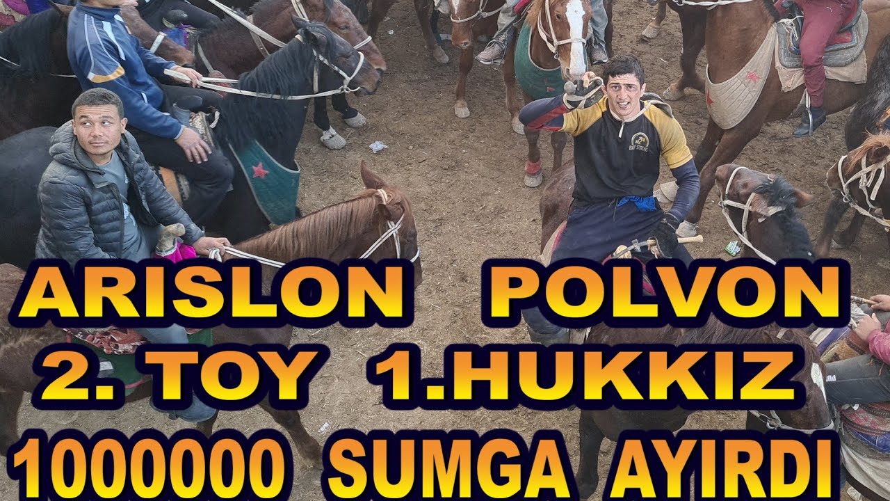 ARISLON POLVON 2.TOY 1.HUKKIZ 100000O SUMGA  AYIRDI OTANGA RAXMAT ARISLON