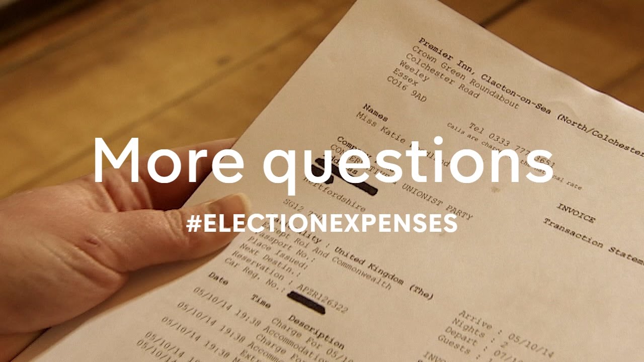 Election Expenses - questions by Conservative party workers