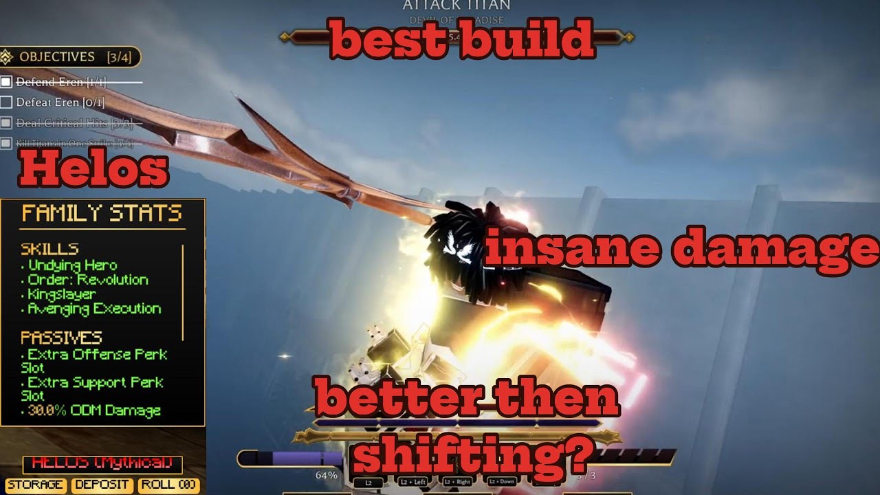 odm helos build in Attack on Titan Revoltion