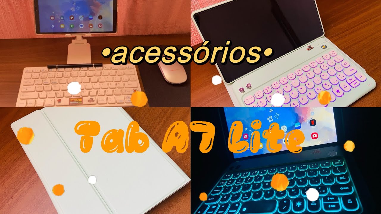 UNBOXING📦 Capa e teclado para tab a7 lite✨