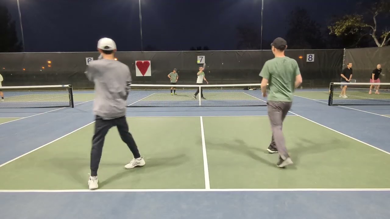 Eric, Josh vs Leo, Justin 2.8.26 #pickleball at Mountain View Park, Eastvale, CA