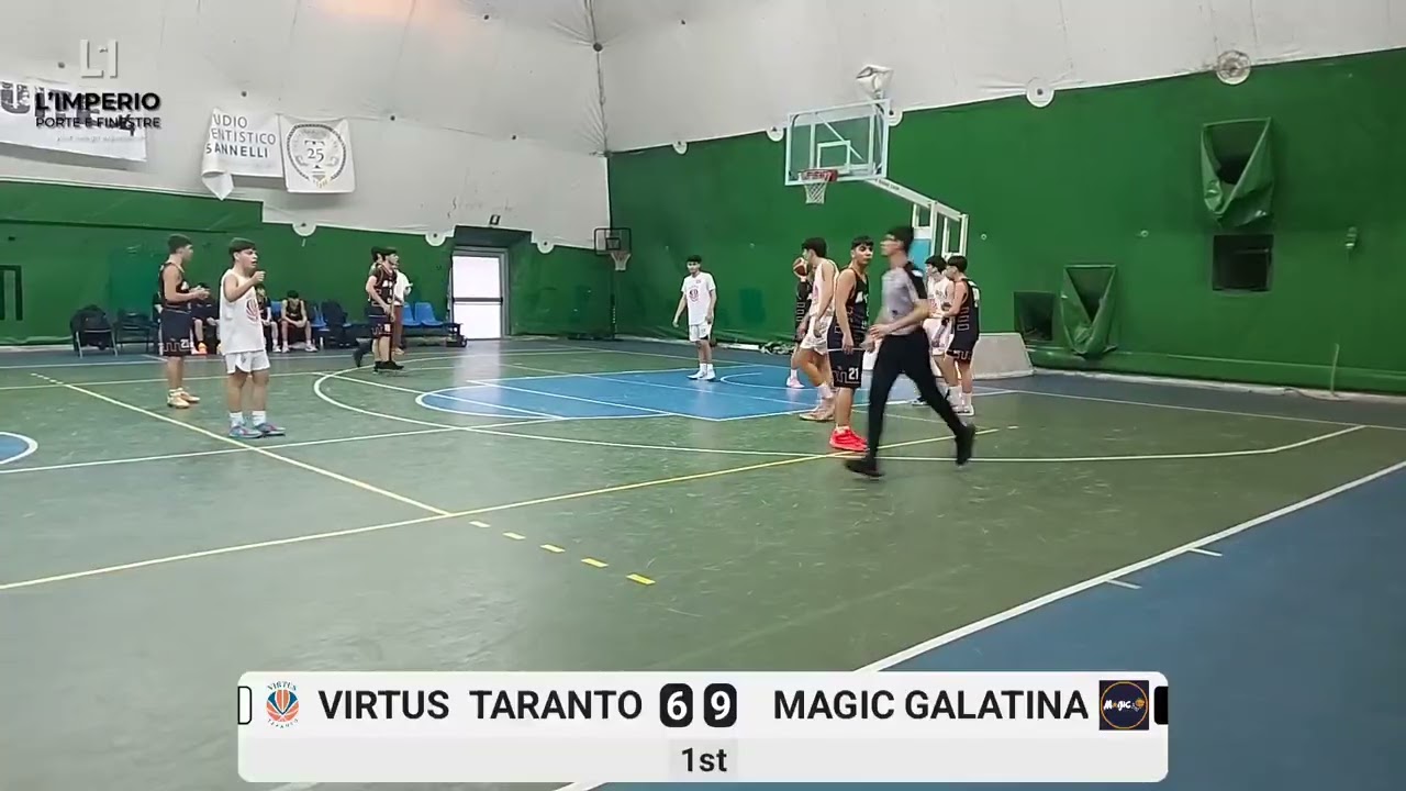 Virtus Taranto 🆚 Magic Galatina - Under 17 Regionale Fase Oro (gara di andata) del 25/02/2026