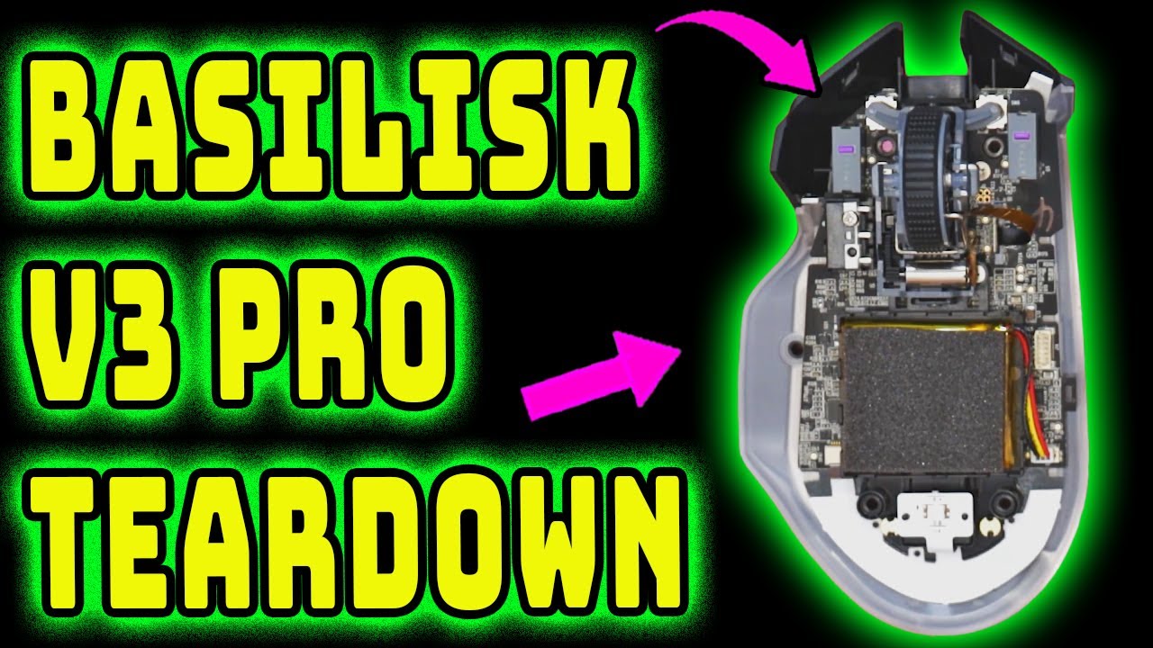 Внутри Razer Basilisk V3 Pro: подробный разбор!