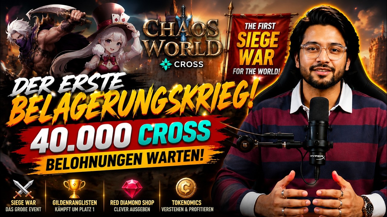 Chaos W New CROSS Wave Campaign | First Siege War & 40K CROSS Rewards