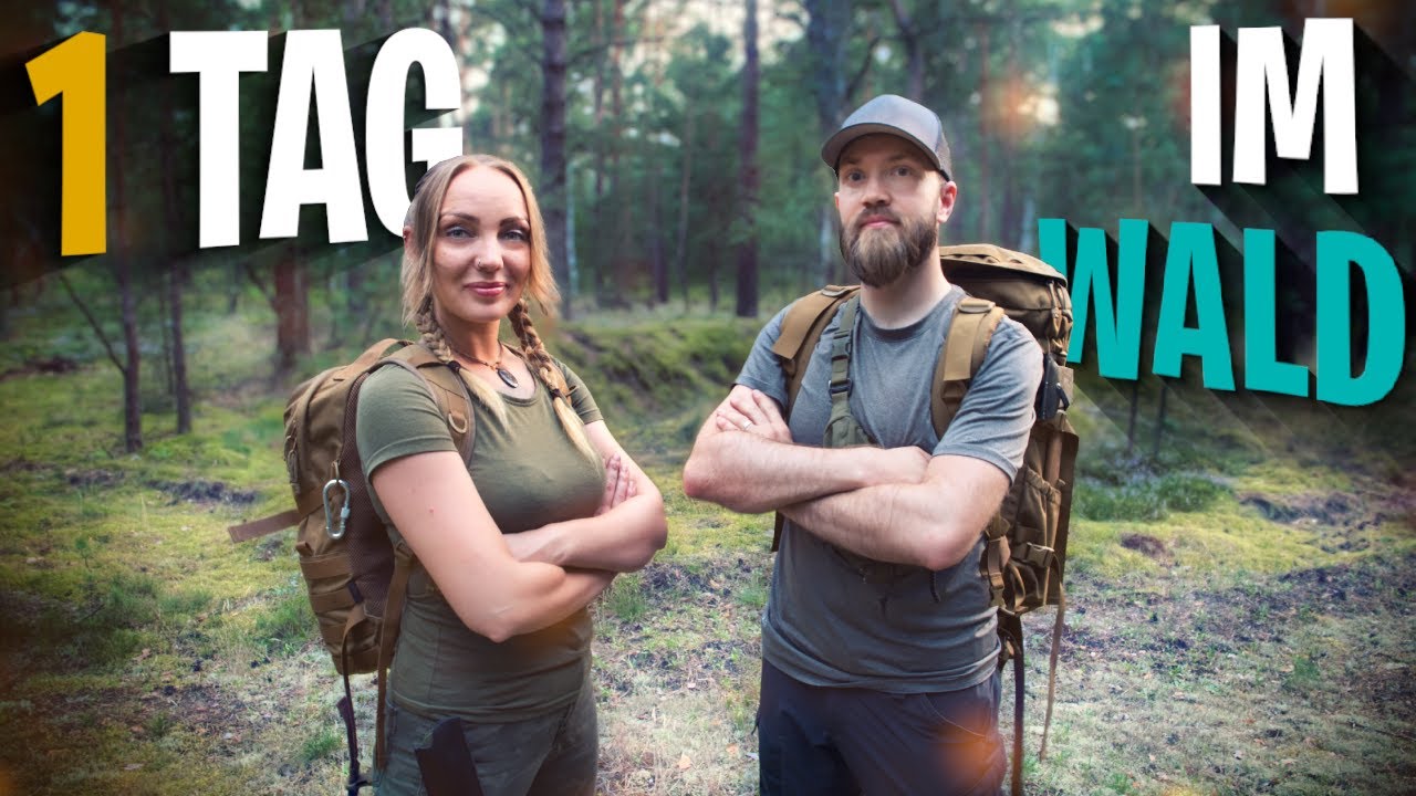 1 Bushcraft Tag im Wald: Wir entfliehen dem Gro&szlig;stadt Alltagsleben | Outdoor Bushcraft