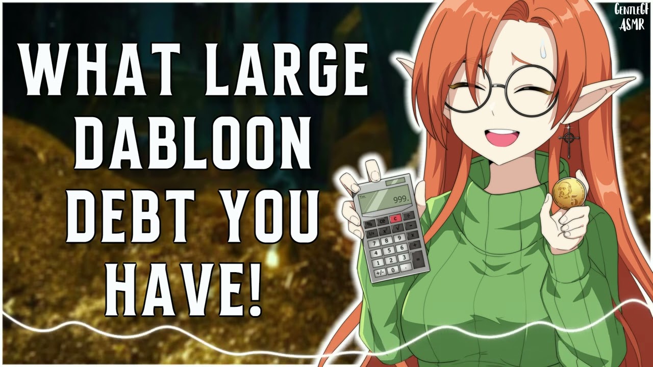 ASMR | Settling Your Dabloon Debt | Accountant Roleplay | Typing & Paper Sounds
