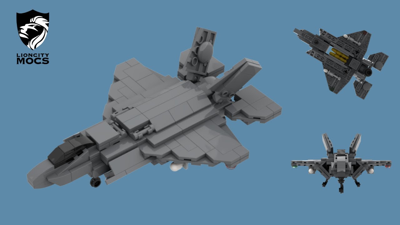 F-35B Lightning II Lego Tutorial(1:90)