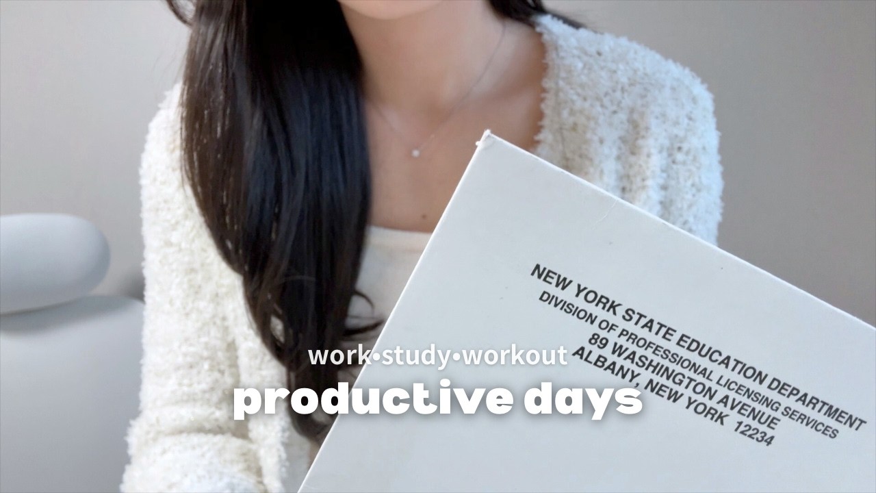 직장인 vlog. 버킷리스트 이루기🗽, 한달동안 시험 공부, 대학원에 갑니다!