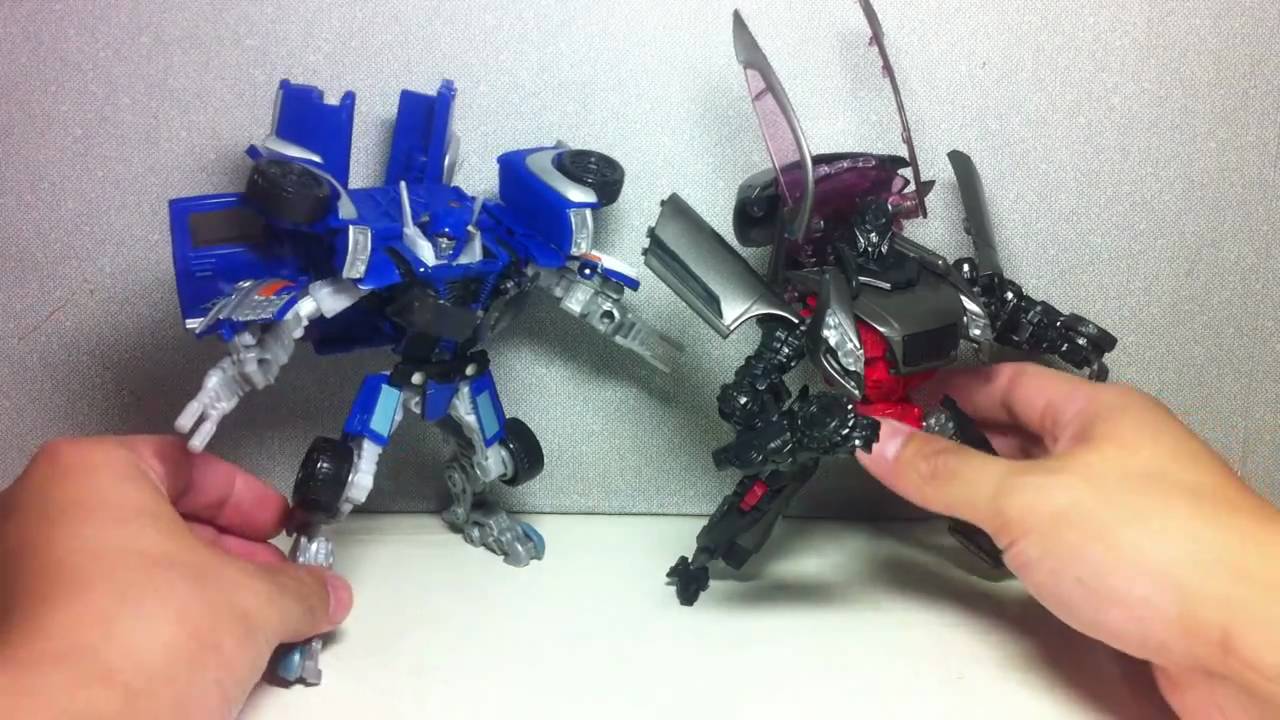 Transformers ROTF Super Tuner Throwdown Blowpipe & Sideways