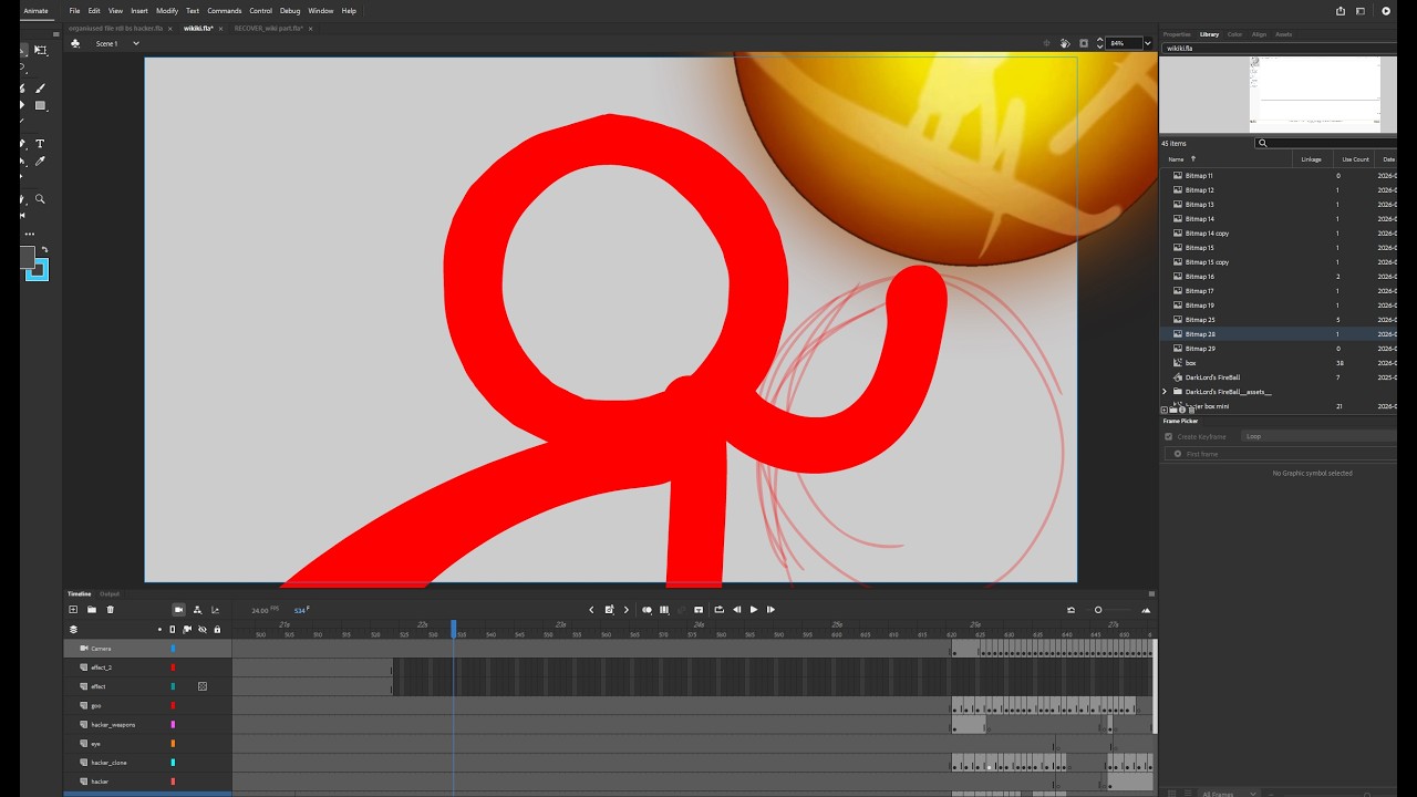 Animating - The Dark lord Vs hacker training