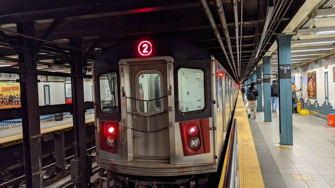 NYC Subway: Ride R142 #6306 on the Full Northbound 2 Train from Flatbush Av to Wakefield-241 St